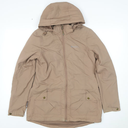 Mountain Warehouse Women’s Beige UK 10 Hooded Parka Jacket