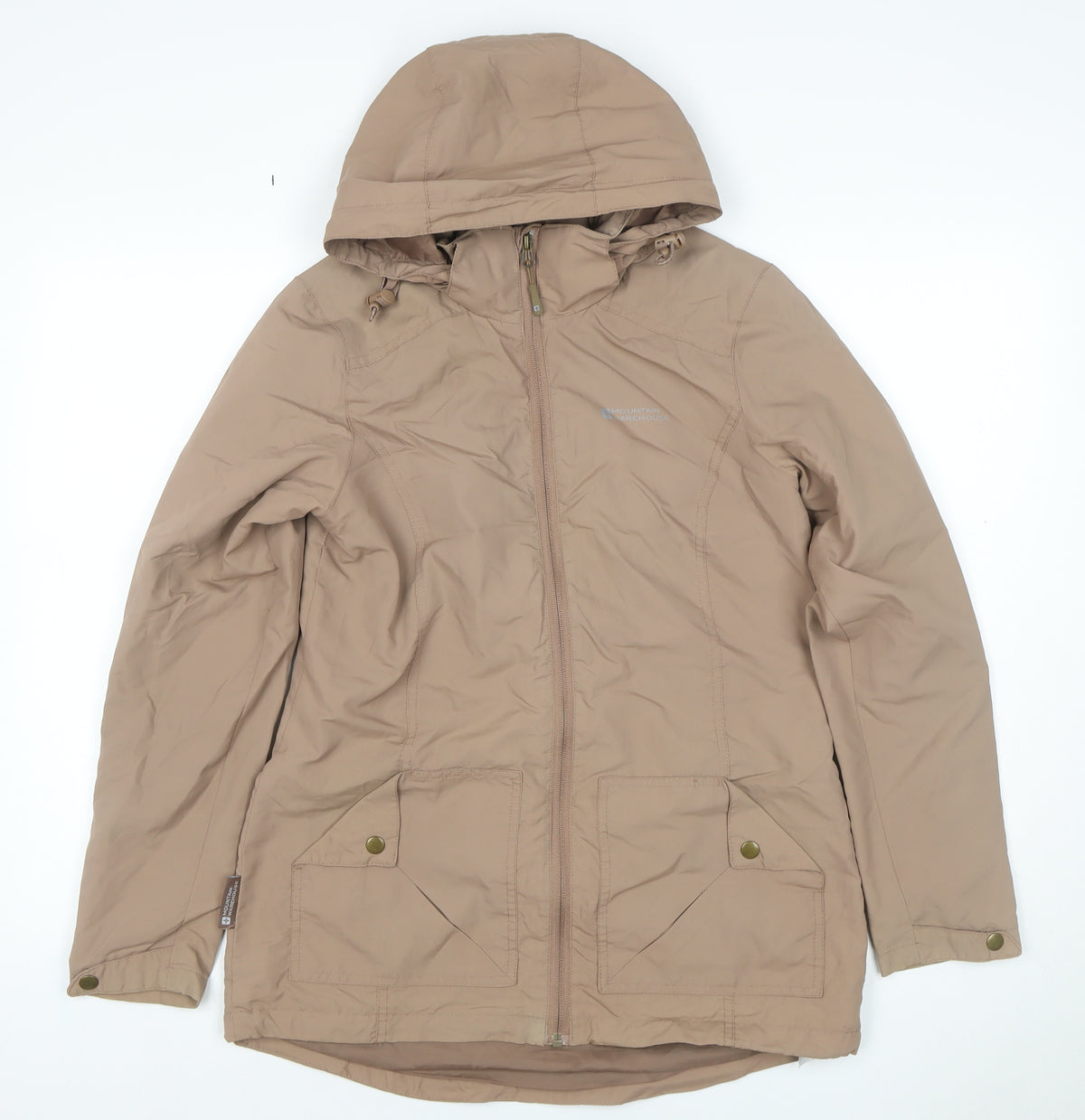 Mountain Warehouse Women’s Beige UK 10 Hooded Parka Jacket