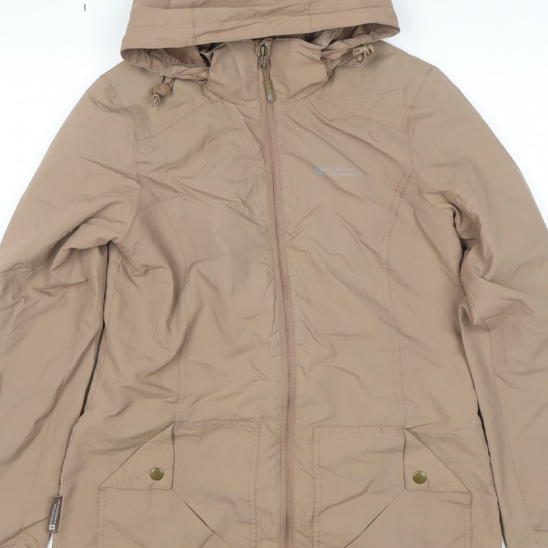 Mountain Warehouse Women’s Beige UK 10 Hooded Parka Jacket