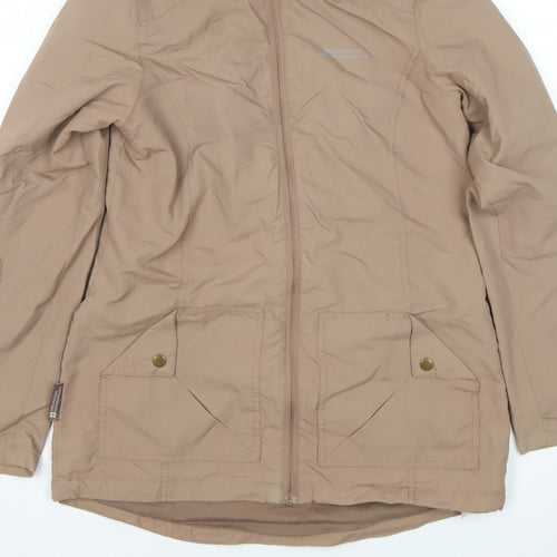 Mountain Warehouse Women’s Beige UK 10 Hooded Parka Jacket