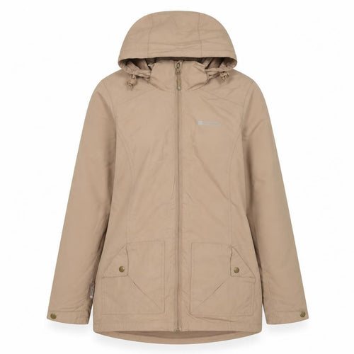 Mountain Warehouse Women’s Beige UK 10 Hooded Parka Jacket