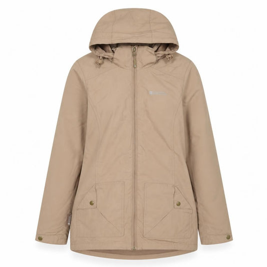 Mountain Warehouse Women’s Beige UK 10 Hooded Parka Jacket