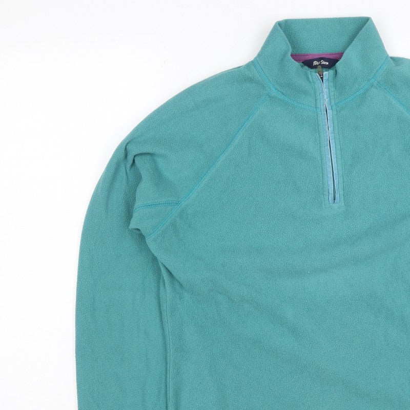 Peter Storm Women’s Blue Fleece 1/4 Zip Pullover Sweatshirt UK 14