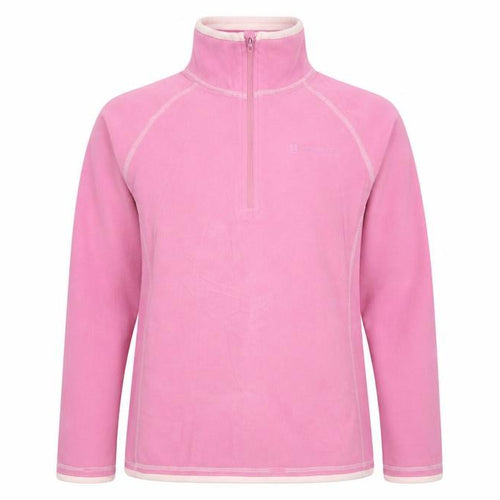 Mountain Warehouse Women Pink UK 12 1/2 Zip Fleece Sweatshirt