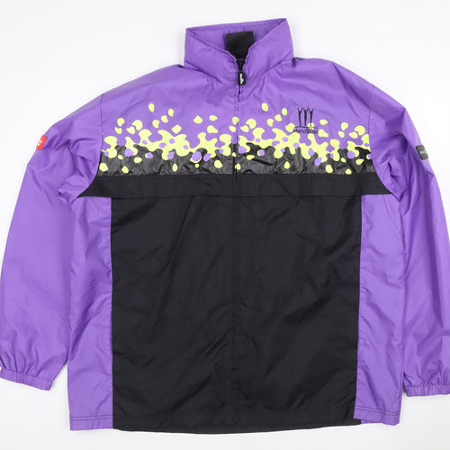 George Unisex Purple XL Manchester 2002 Commonwealth Games Windbreaker Jacket