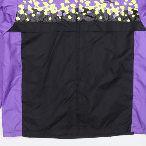 George Unisex Purple XL Manchester 2002 Commonwealth Games Windbreaker Jacket