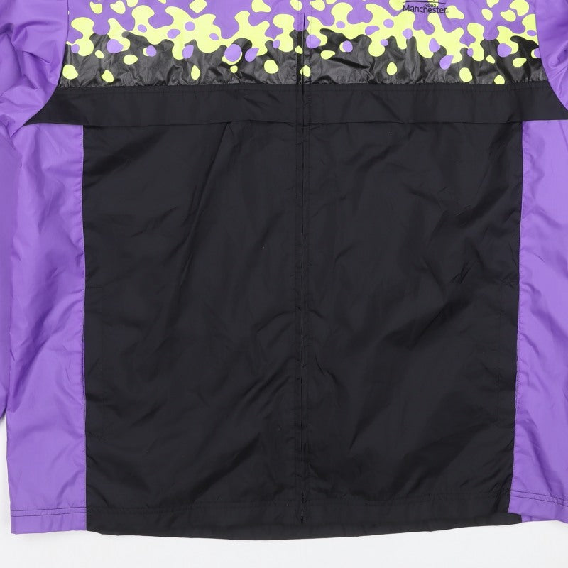 George Unisex Purple XL Manchester 2002 Commonwealth Games Windbreaker Jacket
