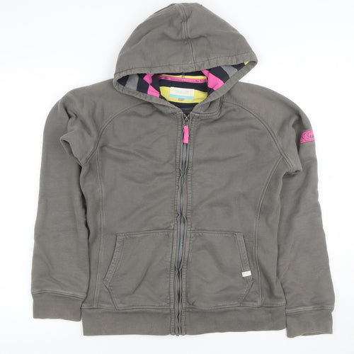Seasalt Women’s Grey M Full Zip Organic Cotton Hooded Hoodie