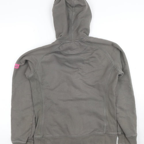 Seasalt Women’s Grey M Full Zip Organic Cotton Hooded Hoodie