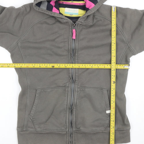 Seasalt Women’s Grey M Full Zip Organic Cotton Hooded Hoodie