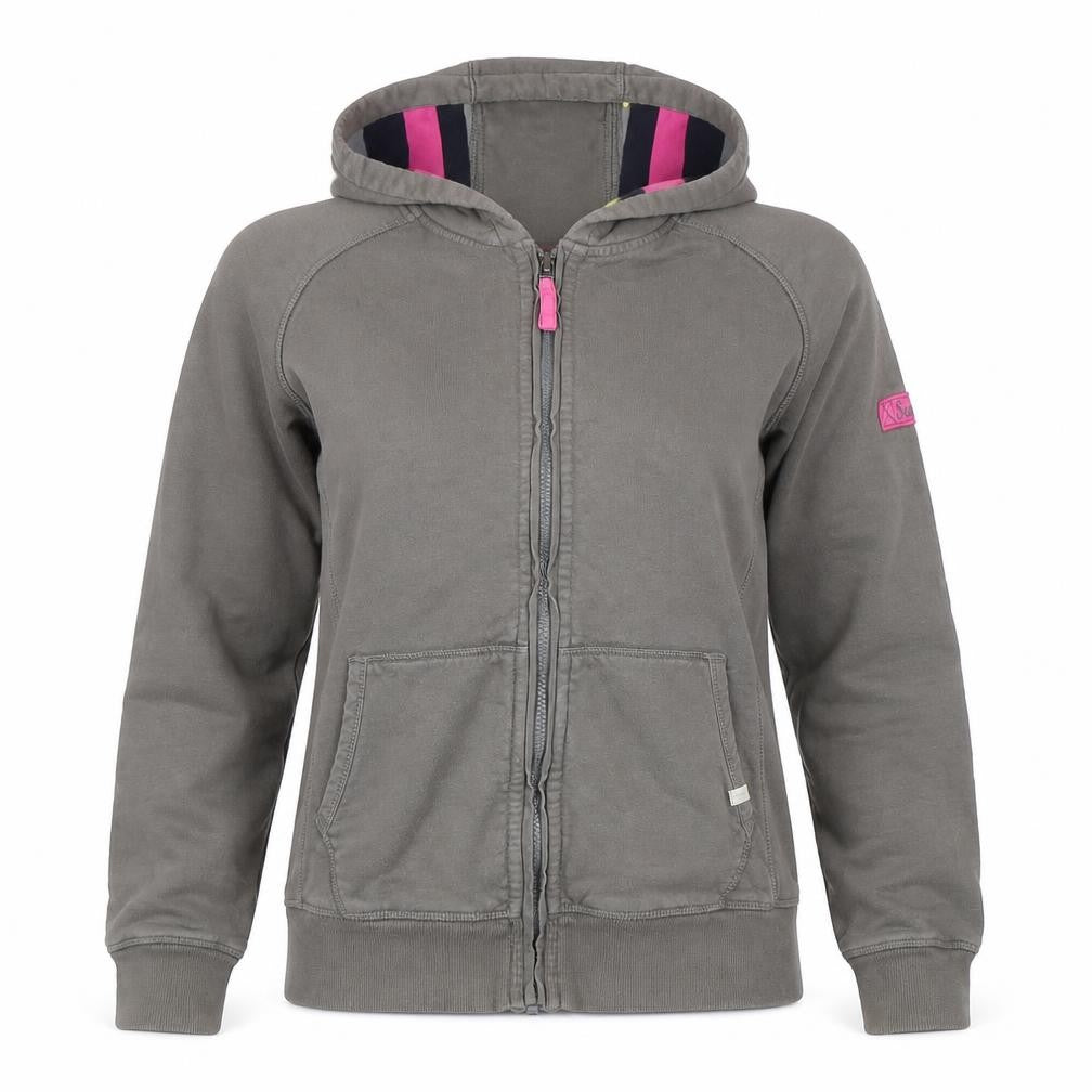 Seasalt Women’s Grey M Full Zip Organic Cotton Hooded Hoodie