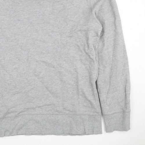 Gap Men’s Grey M Crew Neck Pullover Cotton Sweatshirt Classic