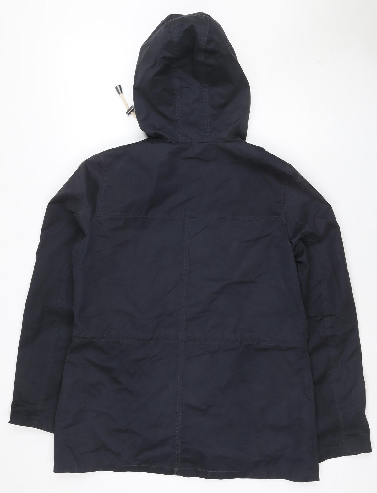 Fat Face Women’s Navy Blue UK 12 Hooded Parka Toggle Coat