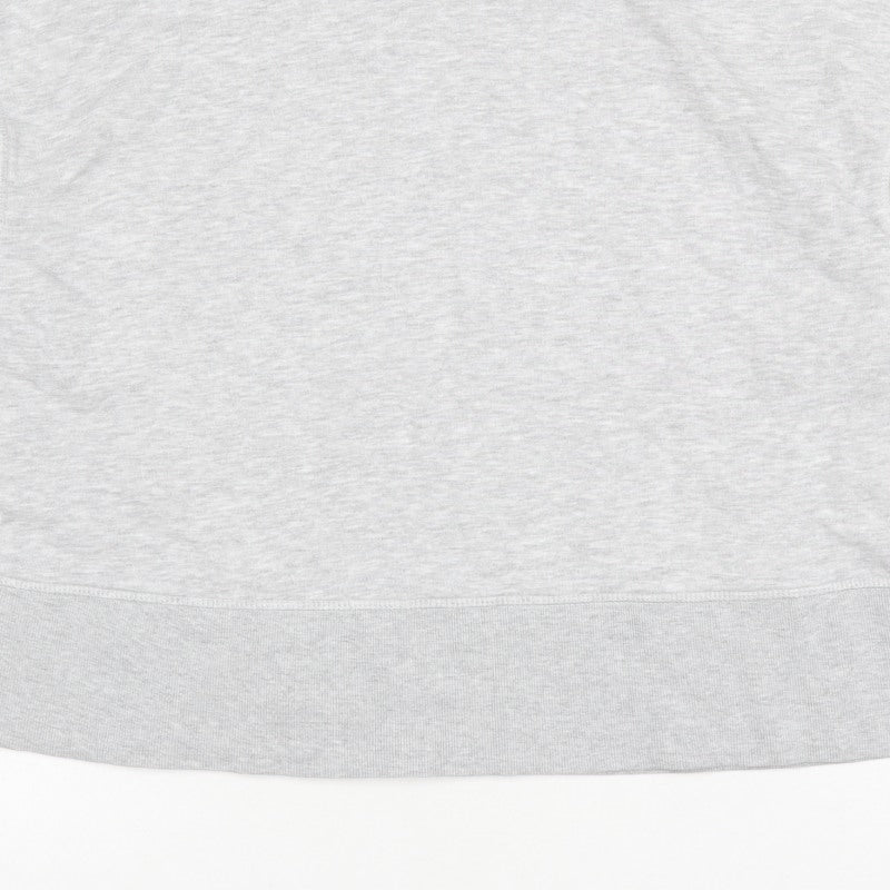 H&M Women’s Grey M Pullover Crew Neck Cotton Blend Sweatshirt