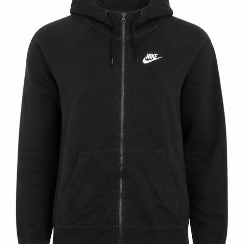 Nike Women’s Black XS Full Zip Hooded Fleece Logo Hoodie