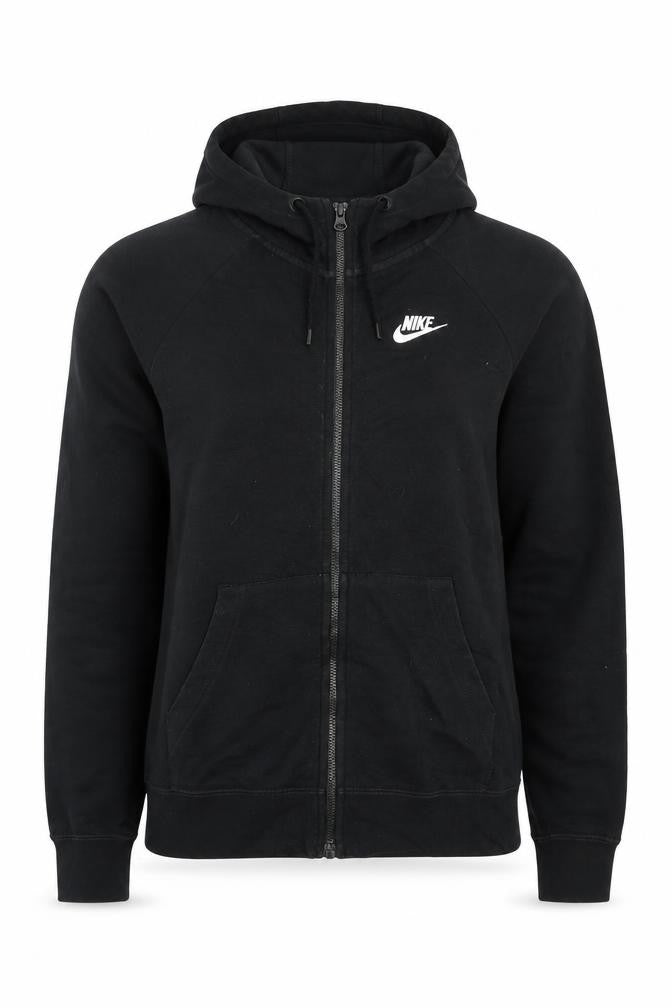 Nike Women’s Black XS Full Zip Hooded Fleece Logo Hoodie