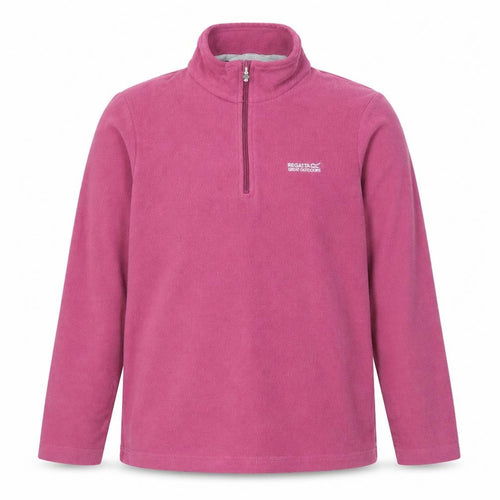 Regatta Teens Pink UK 12 1/4 Zip Fleece Sweatshirt
