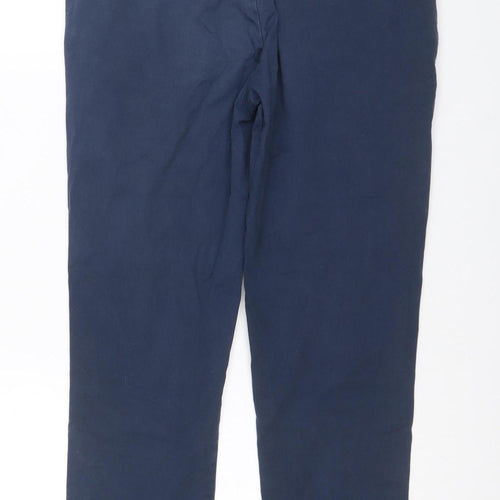 Jack Wills Women’s Blue Slim Tapered Chino Trousers UK 10 28W 26L