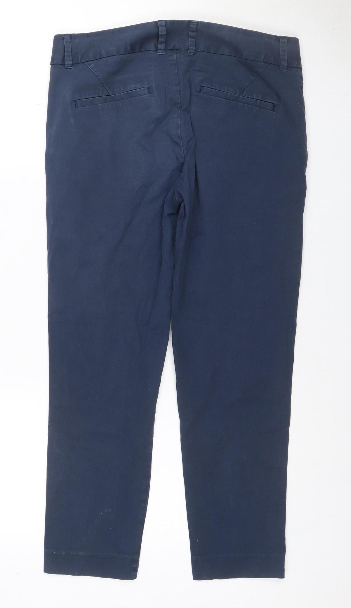 Jack Wills Women’s Blue Slim Tapered Chino Trousers UK 10 28W 26L