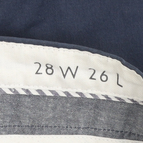 Jack Wills Women’s Blue Slim Tapered Chino Trousers UK 10 28W 26L
