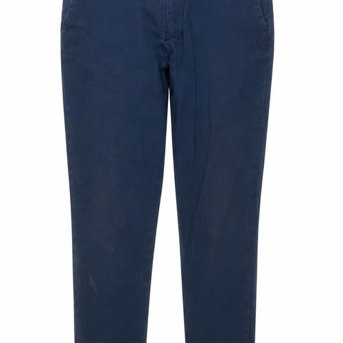 Jack Wills Women’s Blue Slim Tapered Chino Trousers UK 10 28W 26L