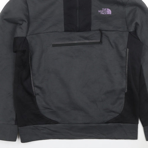 The North Face Men’s Black M 1/2 Zip Hooded Outdoor Pullover