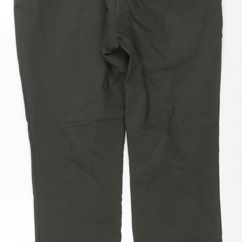 H&M Women’s Black UK 12 Straight Leg Elastic Waist Dress Trousers