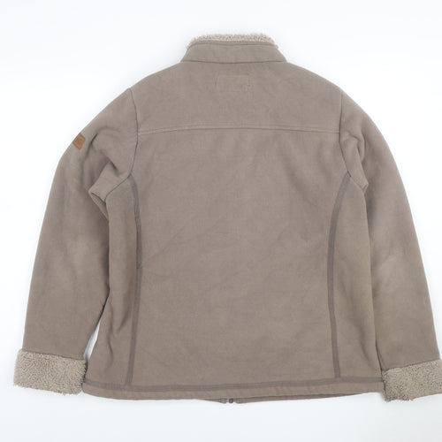 Regatta Women’s Brown Size 12 Fleece Sherpa Lined Full Zip Jacket