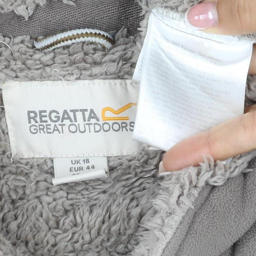 Regatta Women’s Brown Size 12 Fleece Sherpa Lined Full Zip Jacket