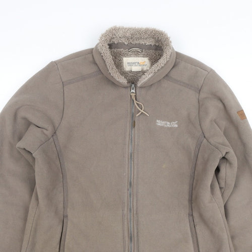 Regatta Women’s Brown Size 12 Fleece Sherpa Lined Full Zip Jacket