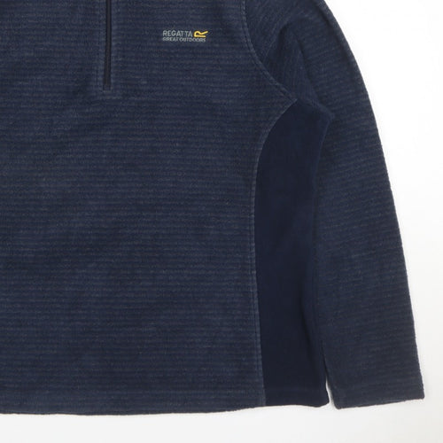Regatta Women’s Blue UK 16 1/4 Zip Fleece Pullover Sweatshirt