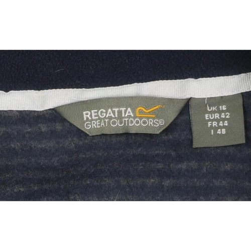 Regatta Women’s Blue UK 16 1/4 Zip Fleece Pullover Sweatshirt
