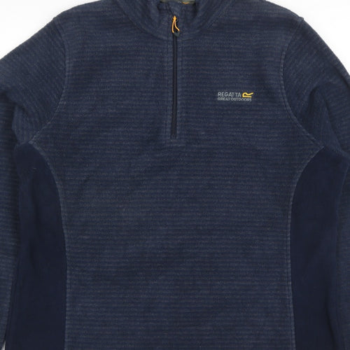 Regatta Women’s Blue UK 16 1/4 Zip Fleece Pullover Sweatshirt