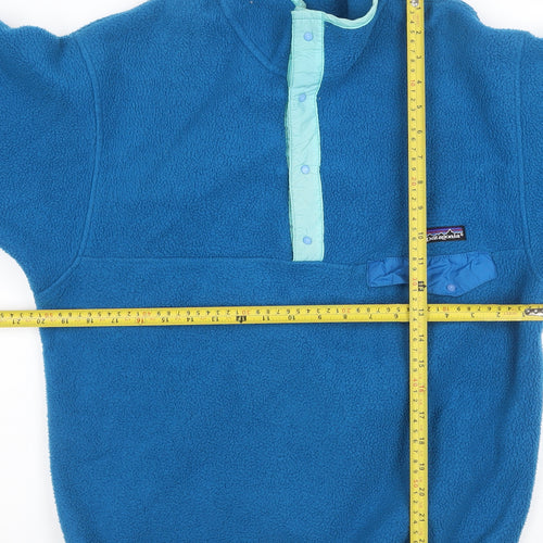 Patagonia Men’s Blue S Vintage Snap-T Fleece Pullover Sweatshirt