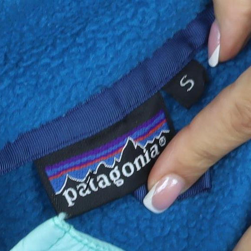 Patagonia Men’s Blue S Vintage Snap-T Fleece Pullover Sweatshirt