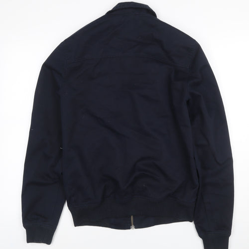 ASOS Men’s Blue S Bomber Jacket Full Zip Lined Casual