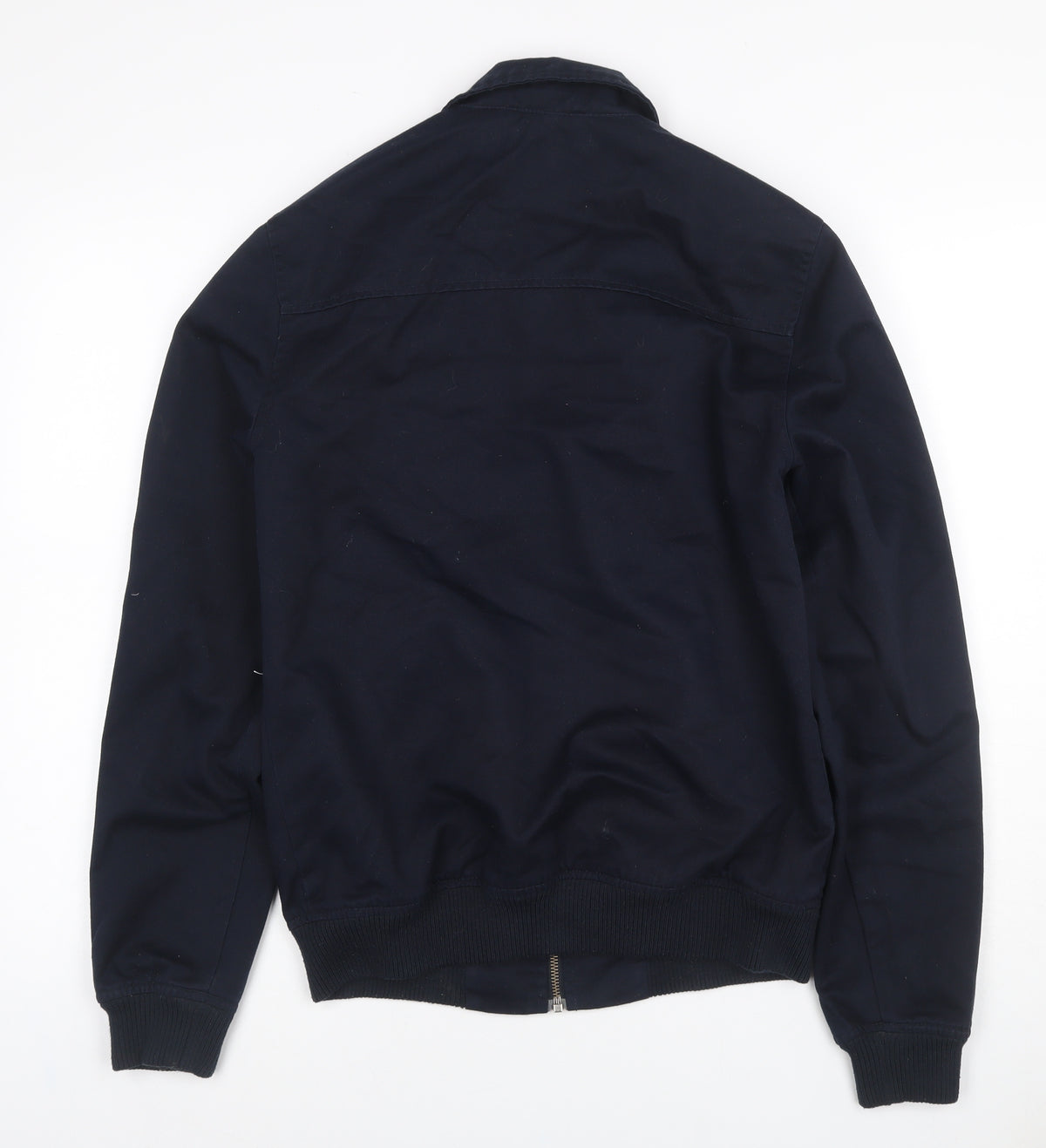 ASOS Men’s Blue S Bomber Jacket Full Zip Lined Casual