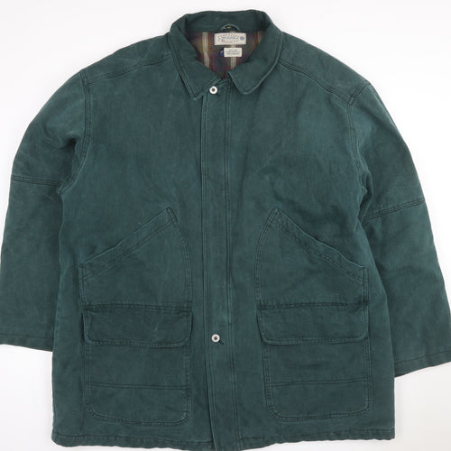 Purestuff Men's Green XL Padded Cotton Basic Workwear Jacket