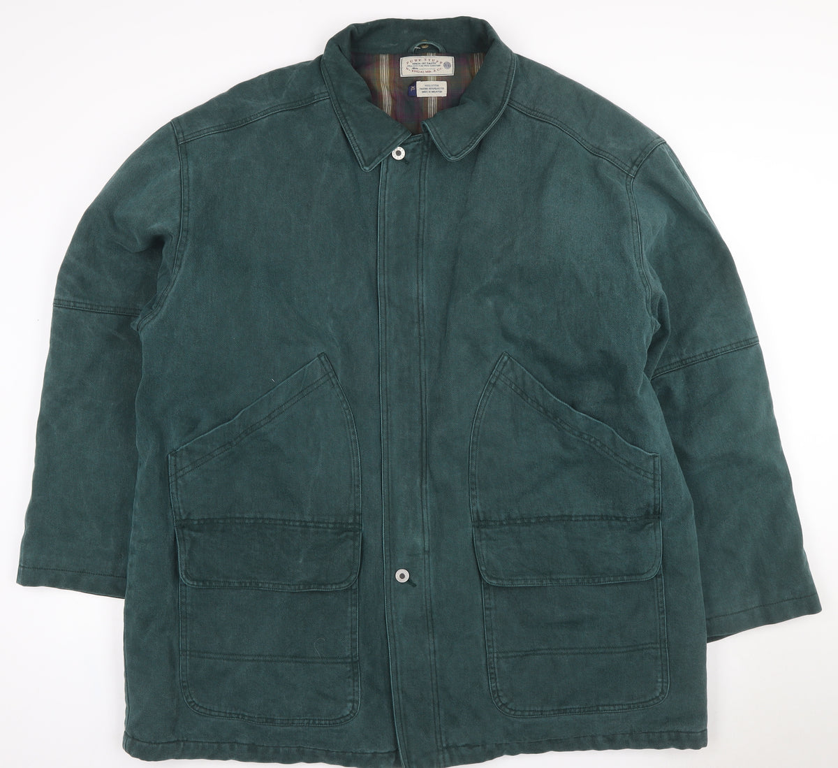 Purestuff Men's Green XL Padded Cotton Basic Workwear Jacket