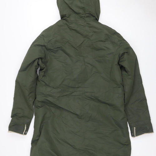 Regatta Women Green UK 14 Hooded Padded Parka Coat Faux Fur Lined
