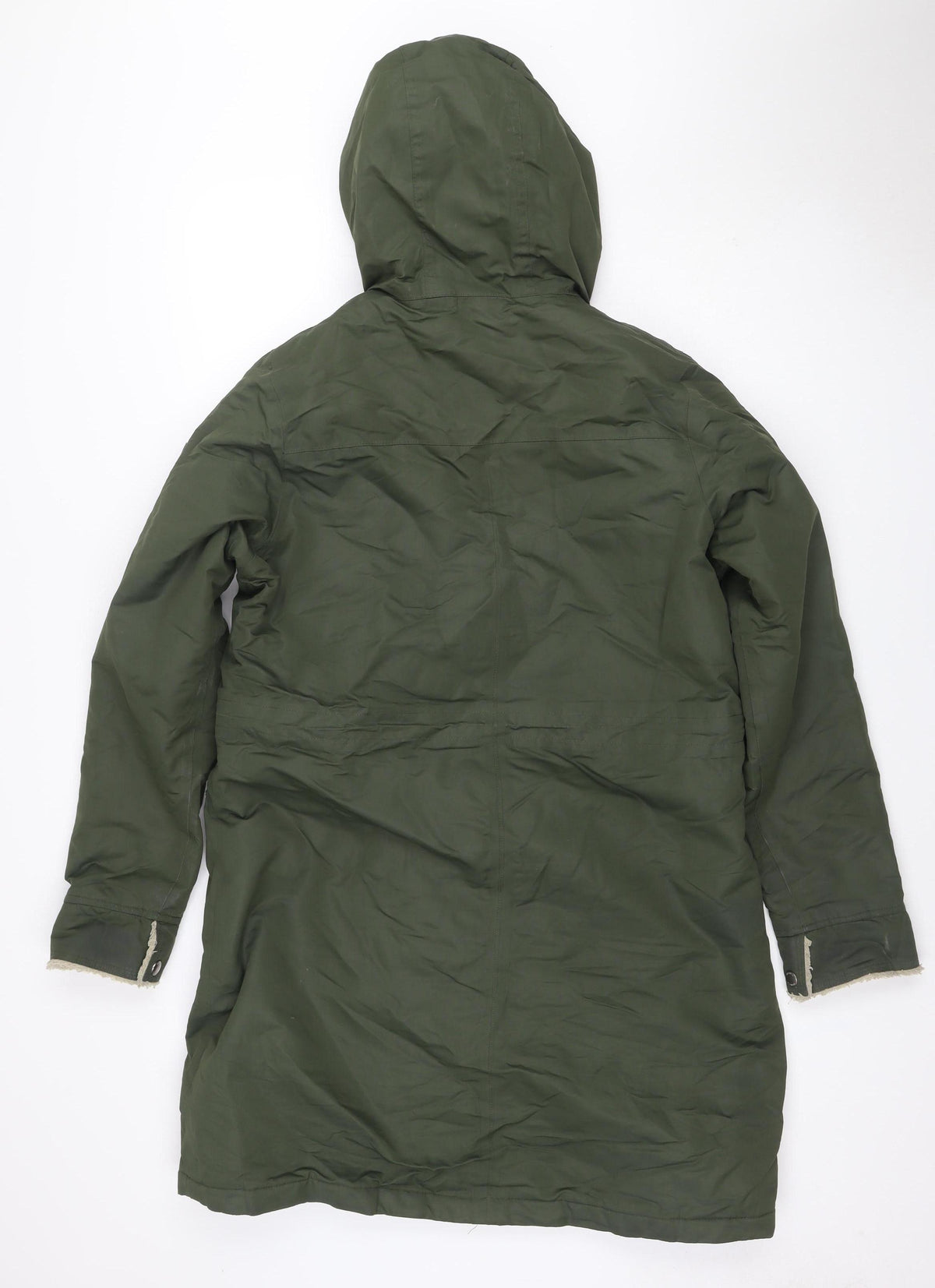 Regatta Women Green UK 14 Hooded Padded Parka Coat Faux Fur Lined