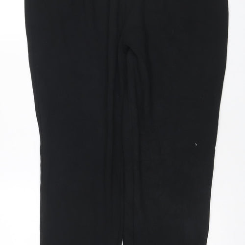 Marks and Spencer Women's Black Size 8 Stretch Pull-On Trousers