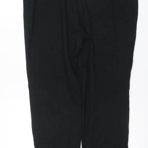 Marks and Spencer Women's Black Size 8 Stretch Pull-On Trousers