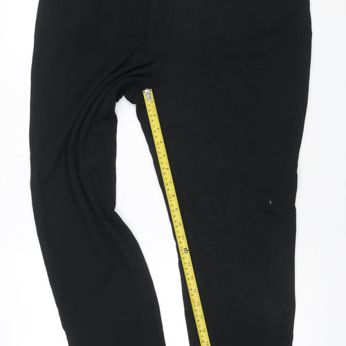 Marks and Spencer Women's Black Size 8 Stretch Pull-On Trousers