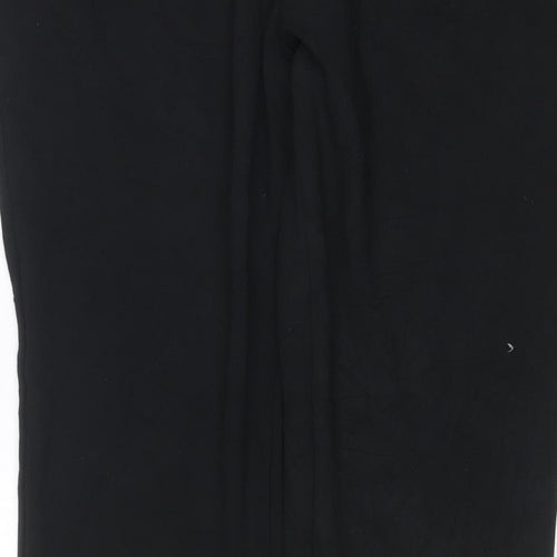 Marks and Spencer Women's Black Size 8 Stretch Pull-On Trousers