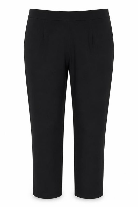 Marks and Spencer Women's Black Size 8 Stretch Pull-On Trousers