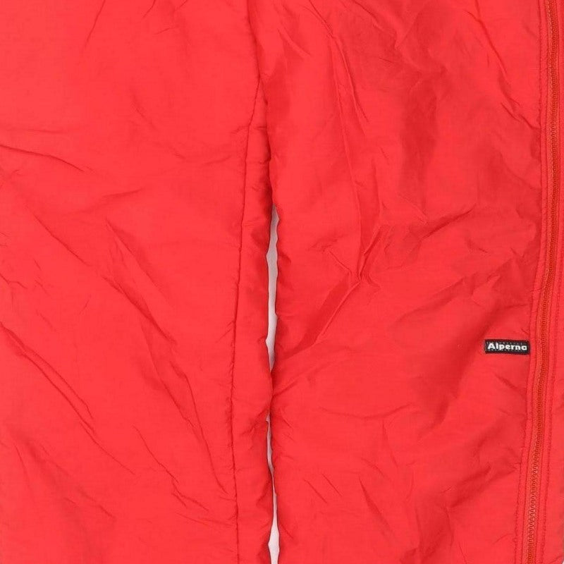Alpina Women Red M Insulated Ski Snow Pants Zip Leg Pockets