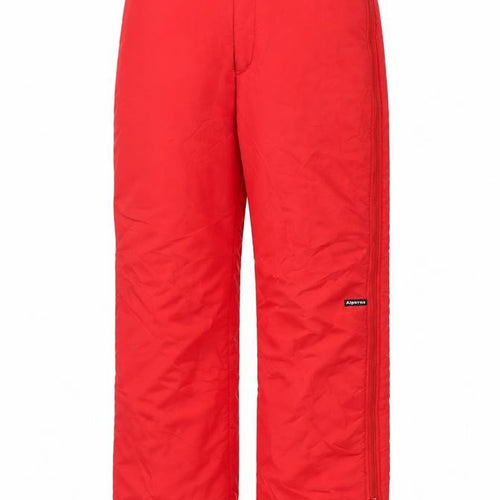 Alpina Women Red M Insulated Ski Snow Pants Zip Leg Pockets
