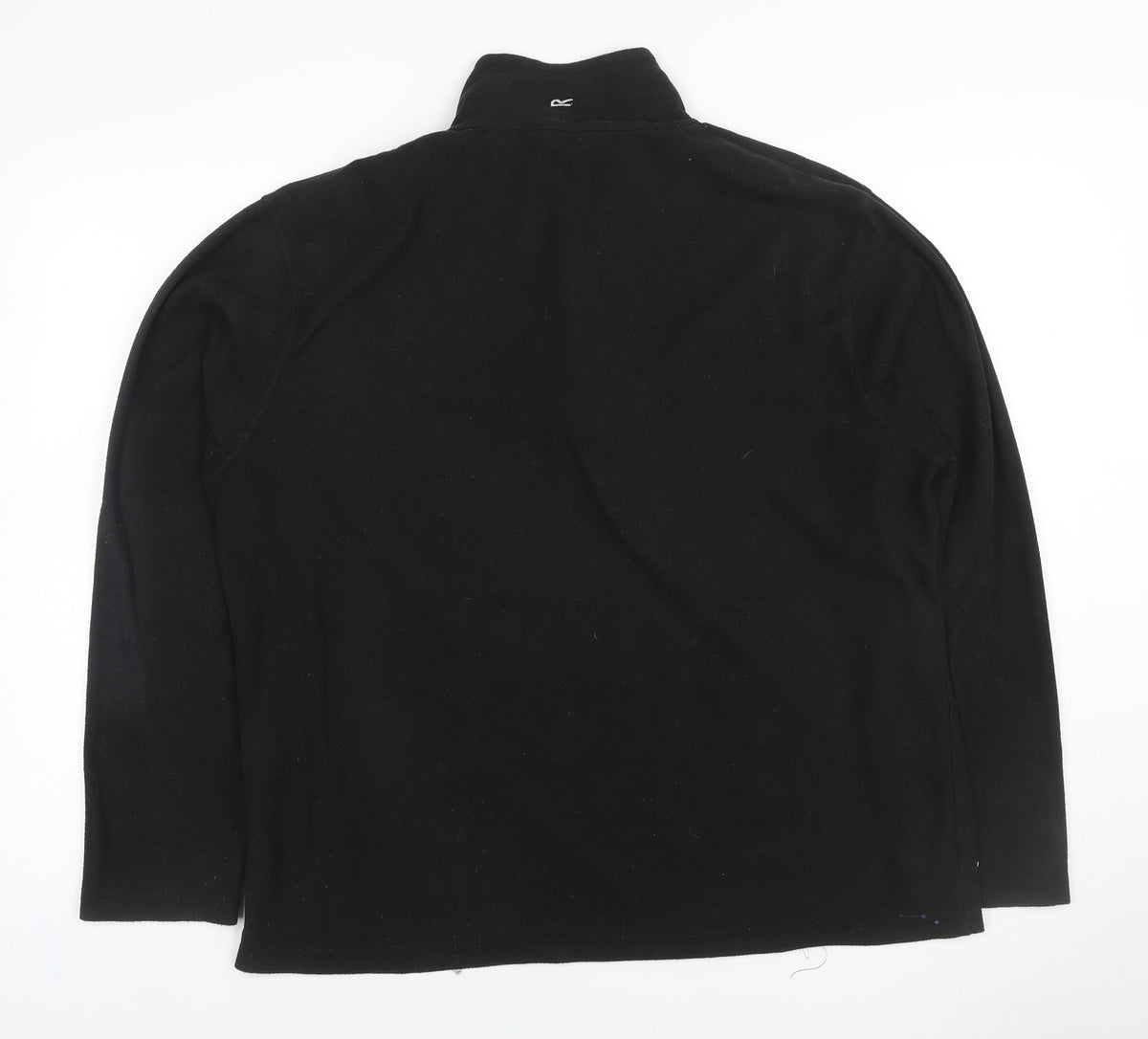 Regatta Mens Black L Fleece 1/4 Zip High Neck Outdoor Sweatshirt