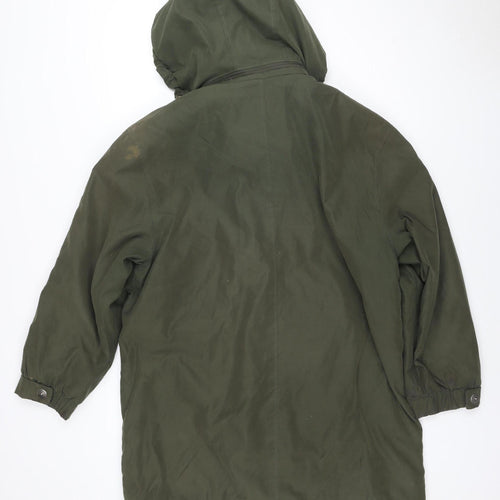 Marks and Spencer Women Green UK 12 Hooded 2-Part Parka Jacket